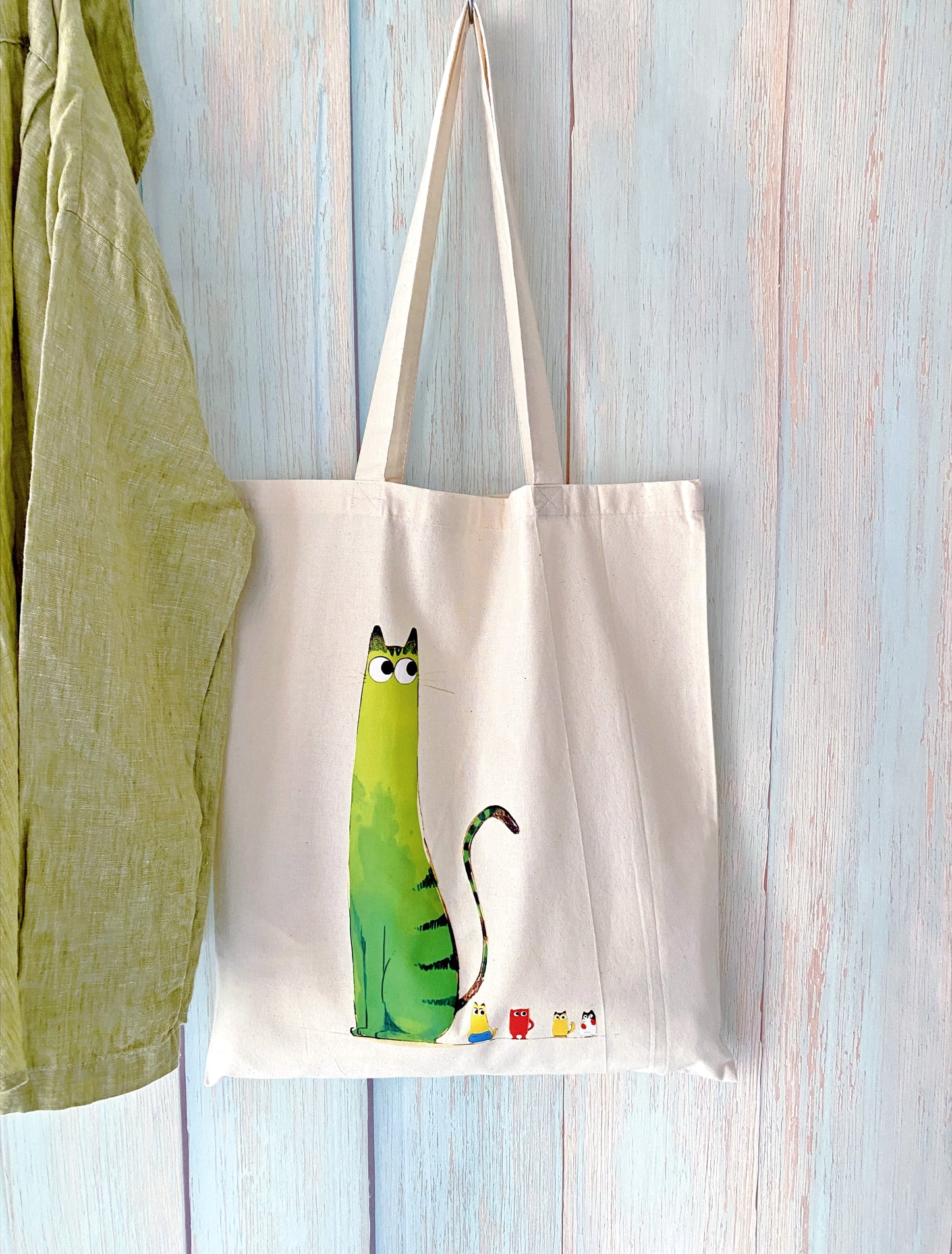 Sustainable cotton bag shared as a thoughtful bridal shower gift.