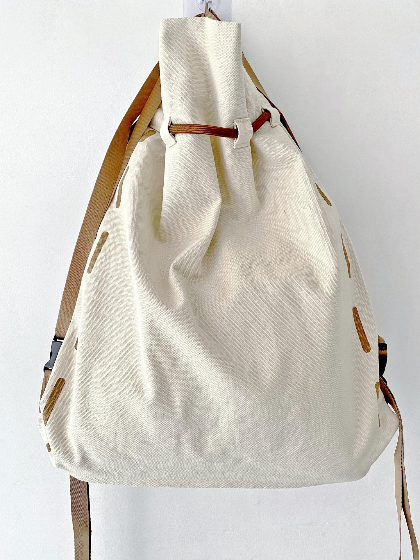 Birthday gift-ready canvas backpack with spacious interior