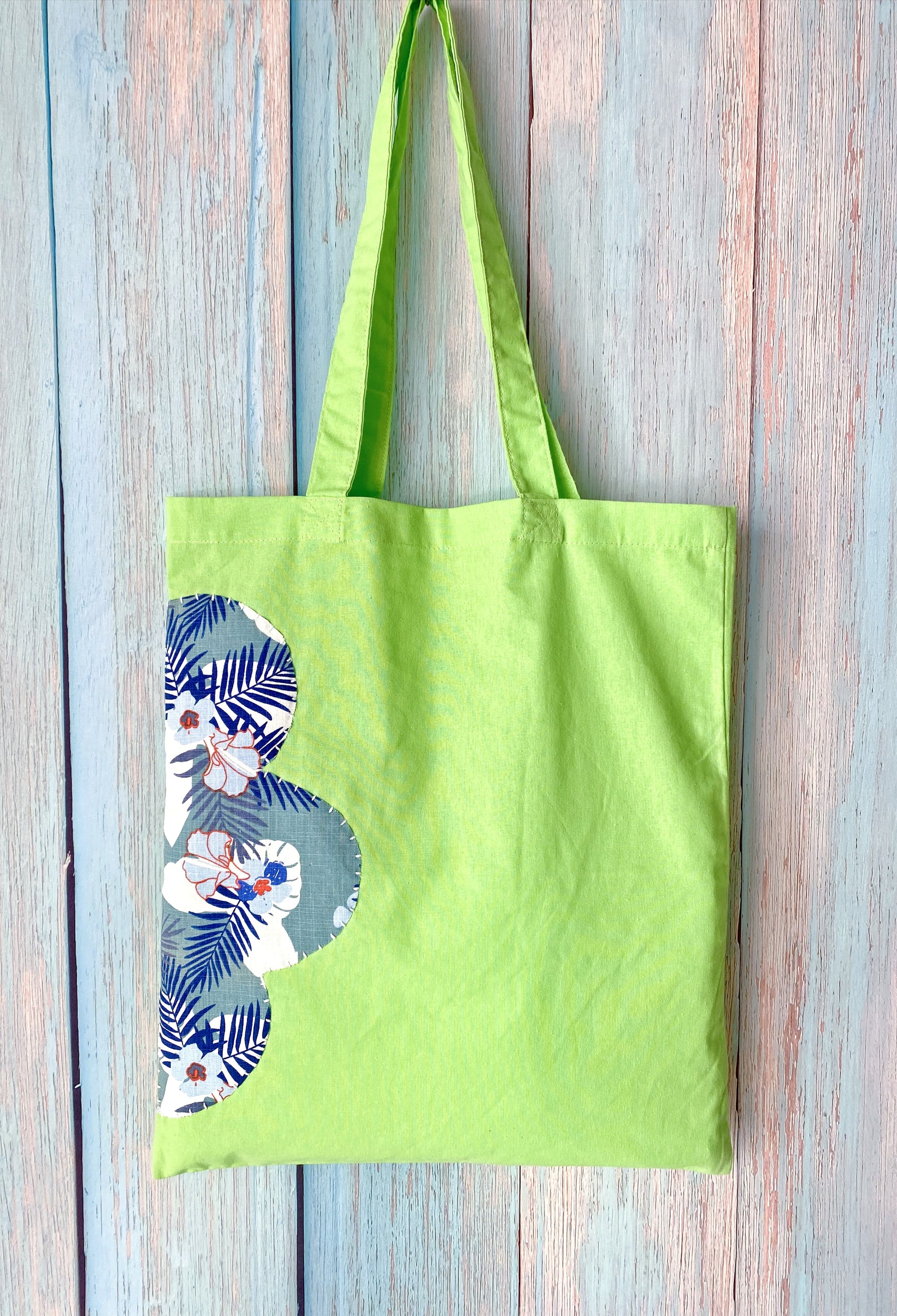 Artistic handmade tote bag for slow living fashion