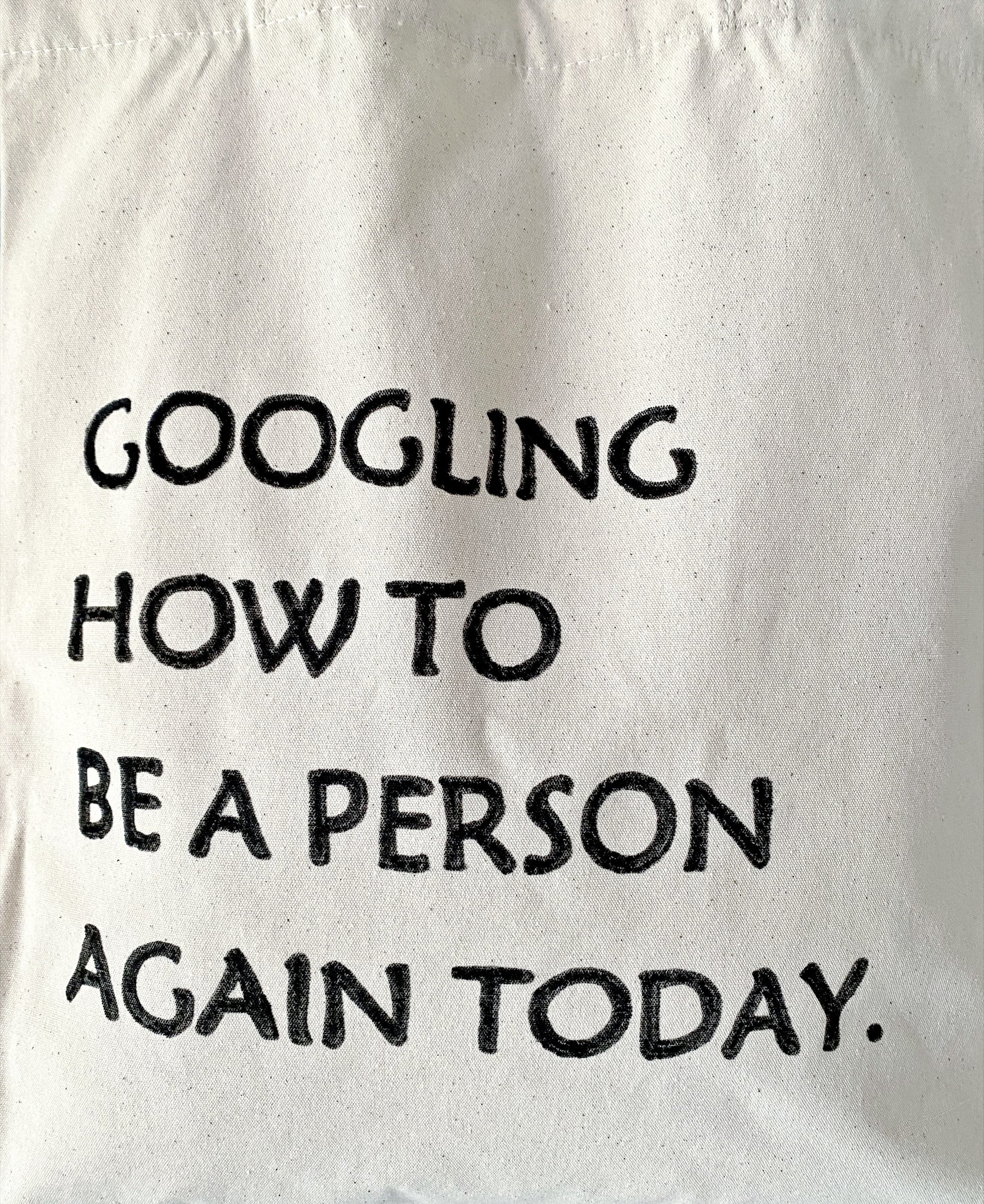 thoughtful eco gift with handwritten quote canvas tote