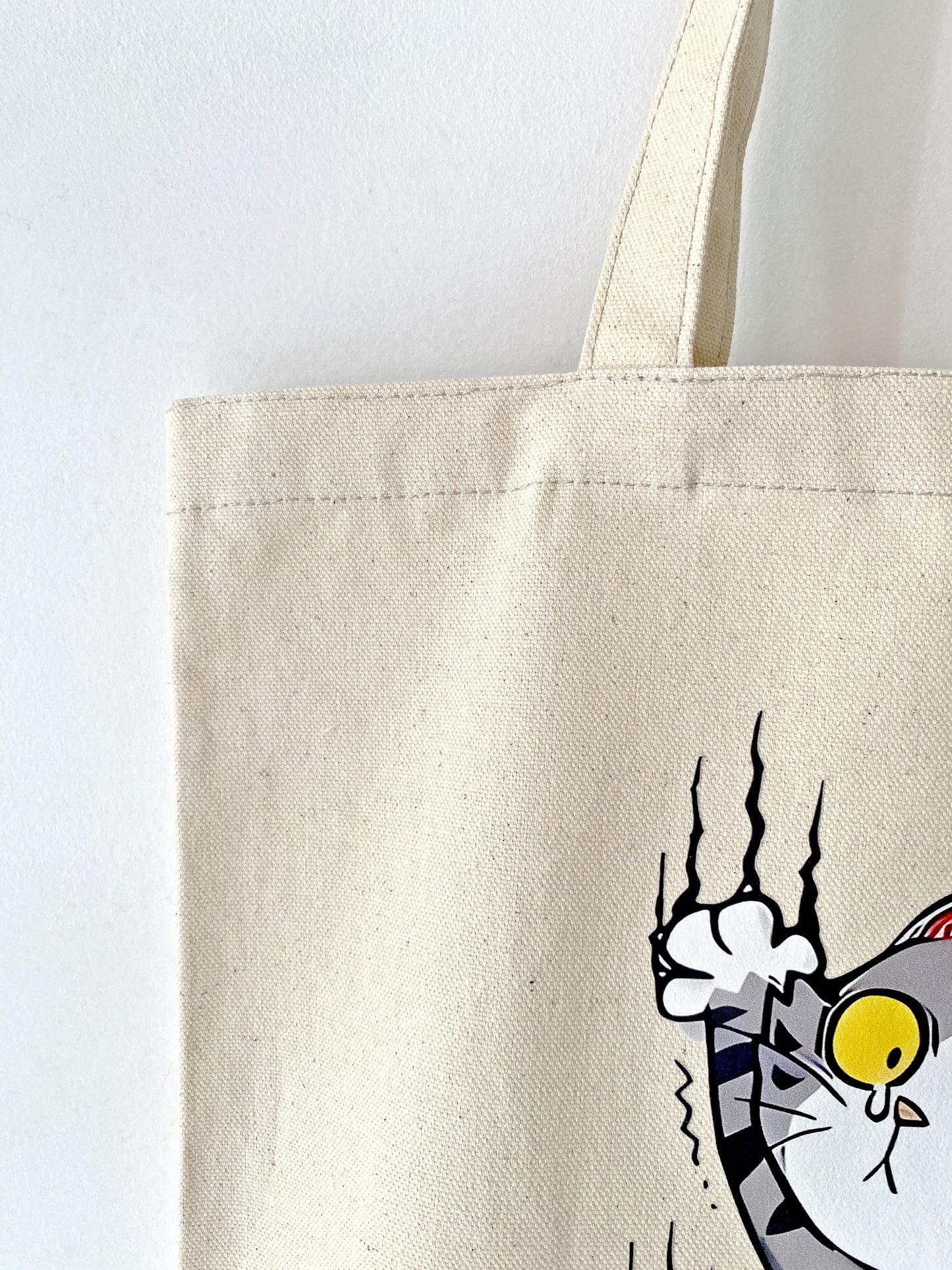 sustainable canvas bag for coffee shop weekends and markets