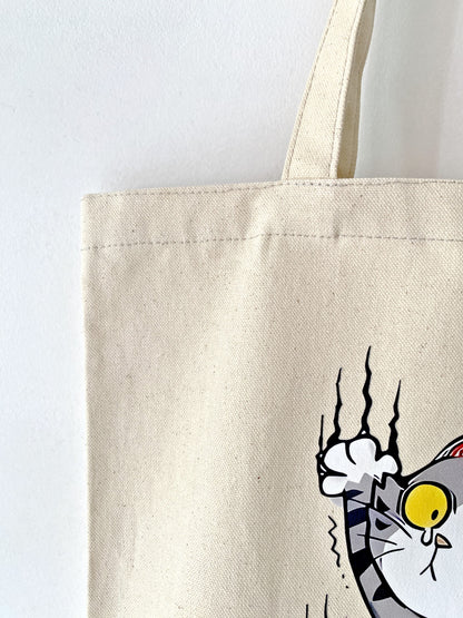 sustainable canvas bag for coffee shop weekends and markets