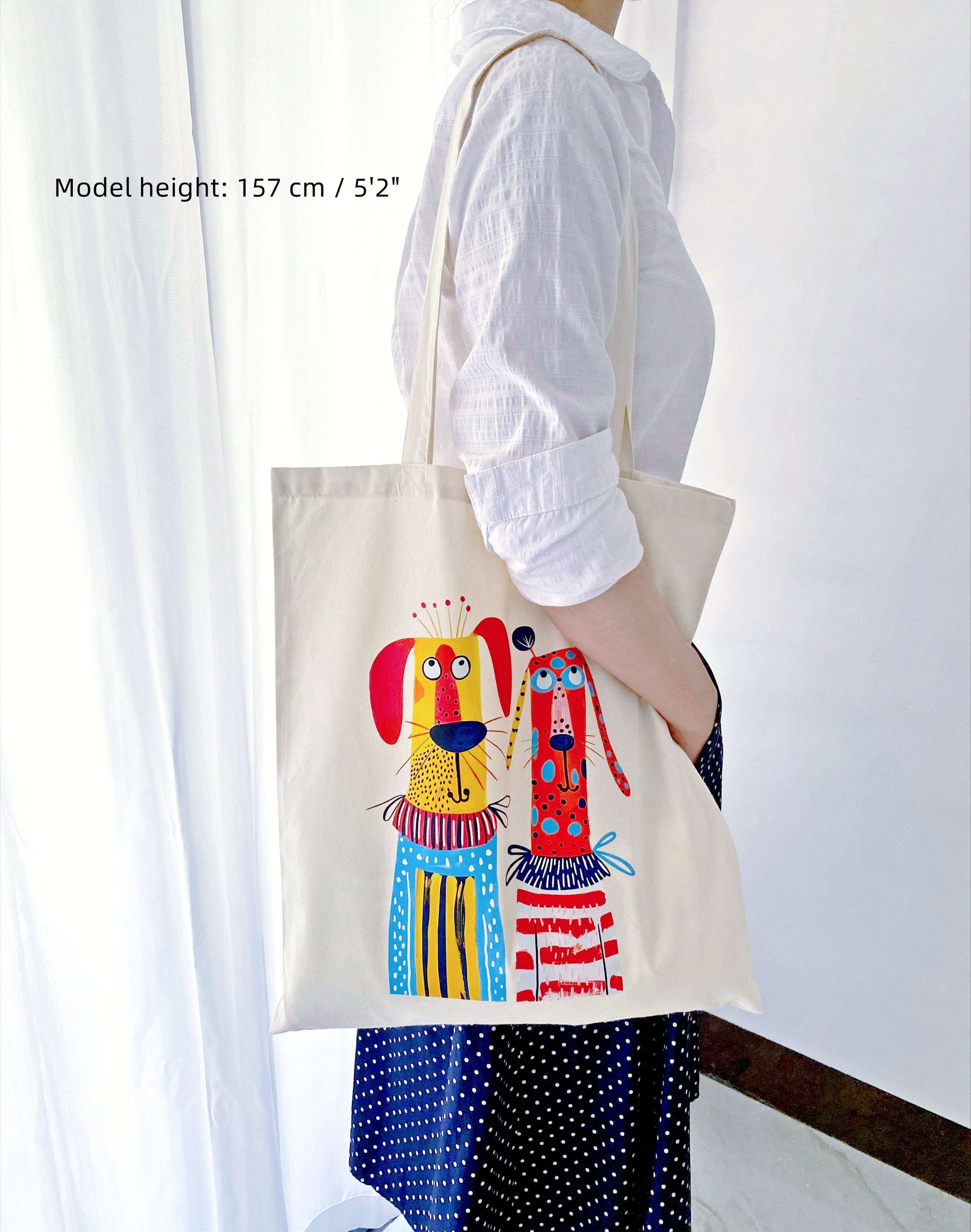 soft cotton tote for casual city walks and coffee runs