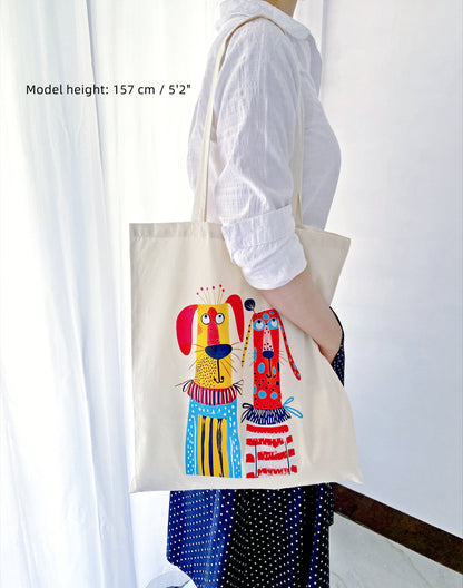 soft cotton tote for casual city walks and coffee runs
