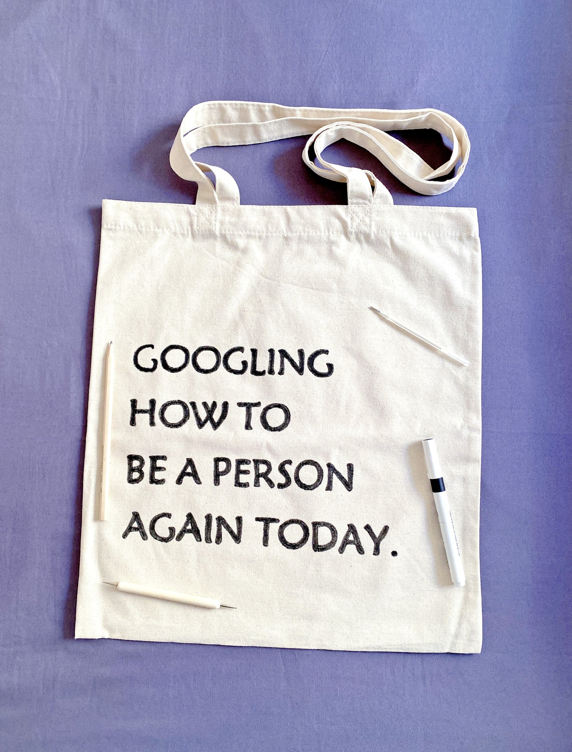 stylish and durable eco tote with personalized quotes