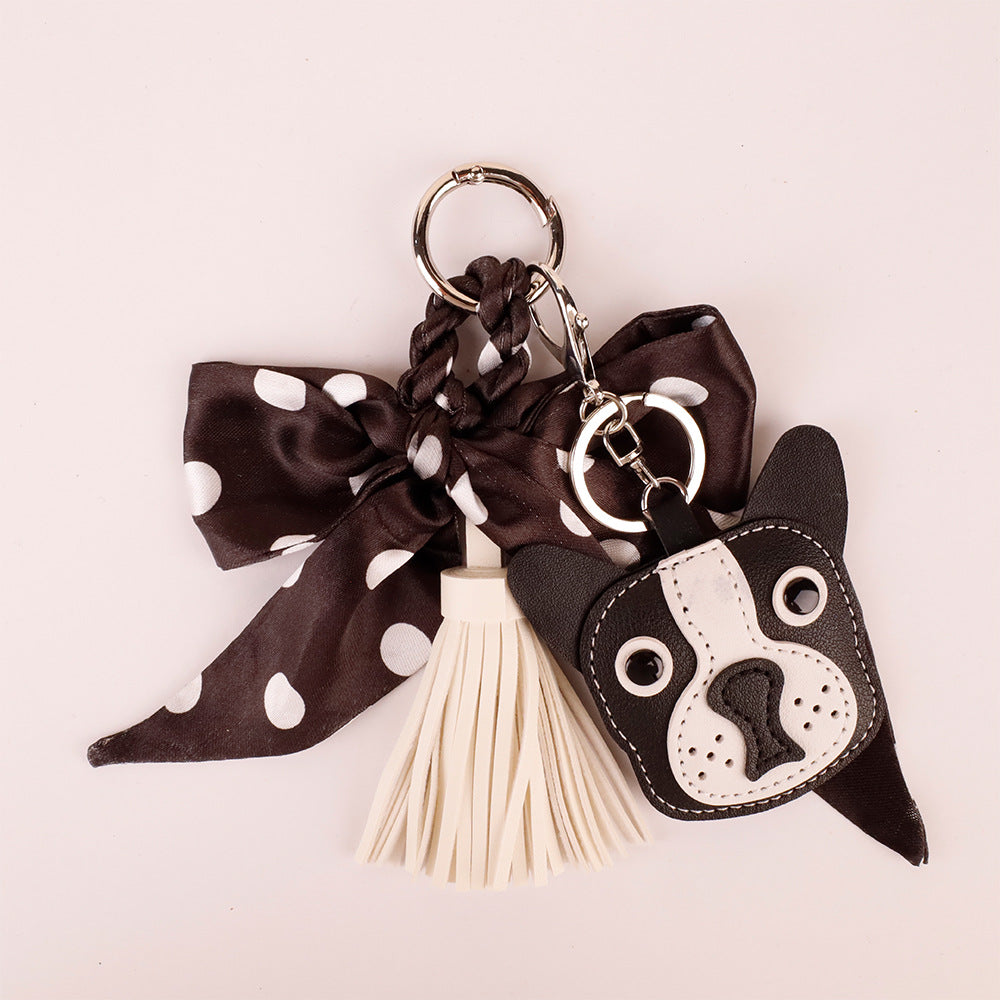 Polka dot bow animal accessory for gift giving