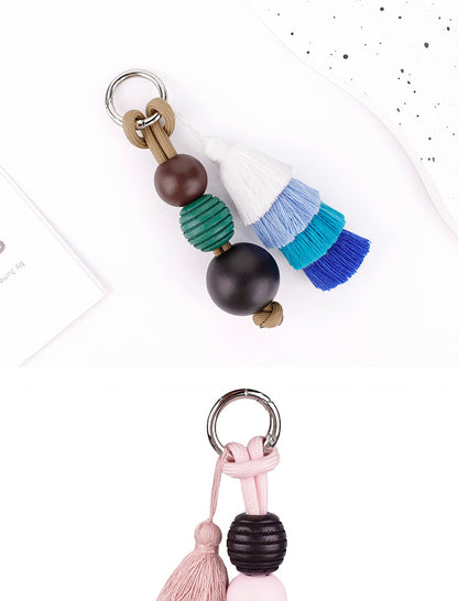 Beaded Fringe Bag Pendant