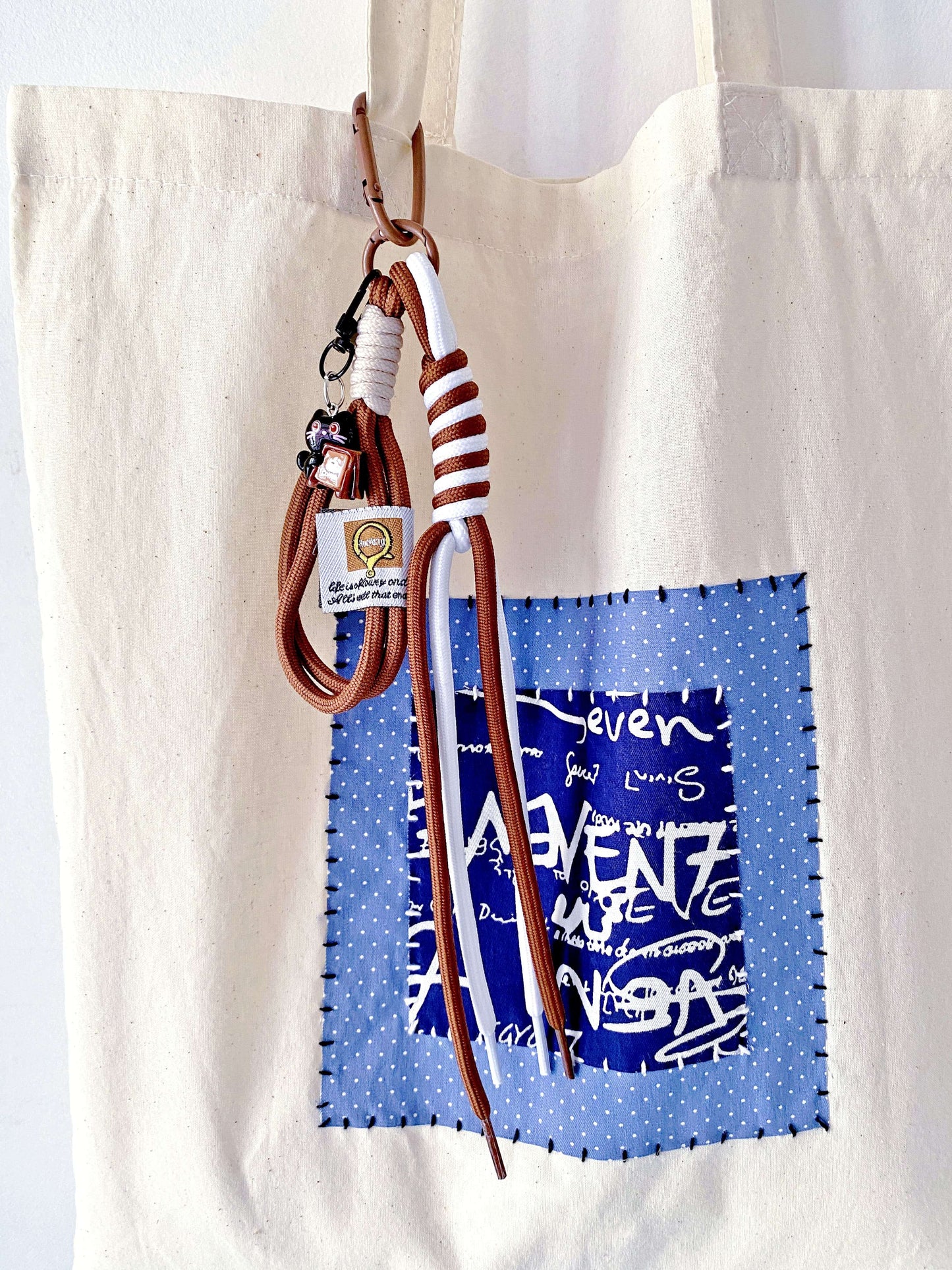 roomy tote bag holding books and small daily items