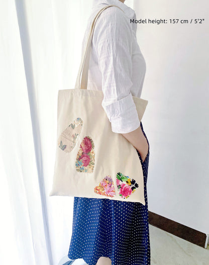Creative fabric canvas bag for weekend coffee shop visits