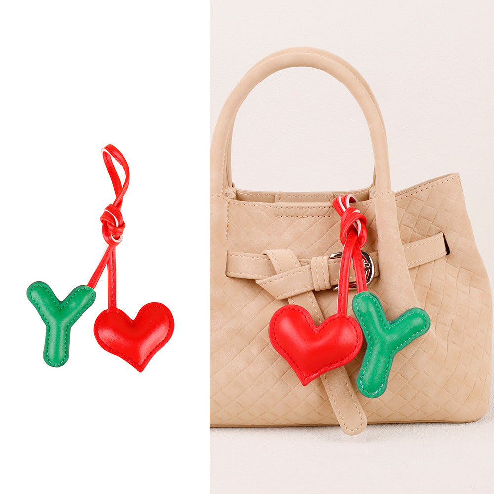 Heart bag accessory designed as a small gift