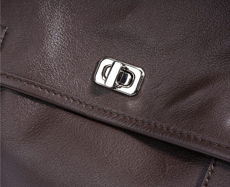 functional leather backpack for women commuters