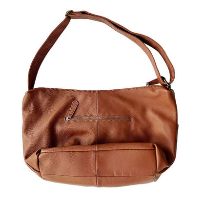 Large Capacity Soft Leather Retro Shoulder Bag for Women