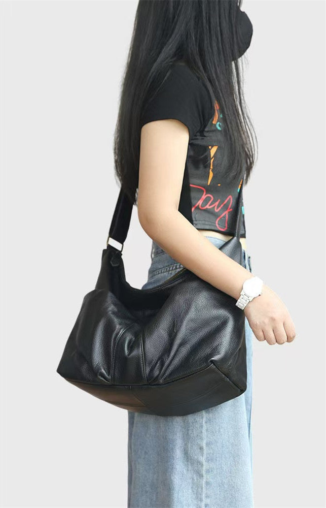 Soft Leather Shoulder Bag for Women’s Office and Casual Outfits