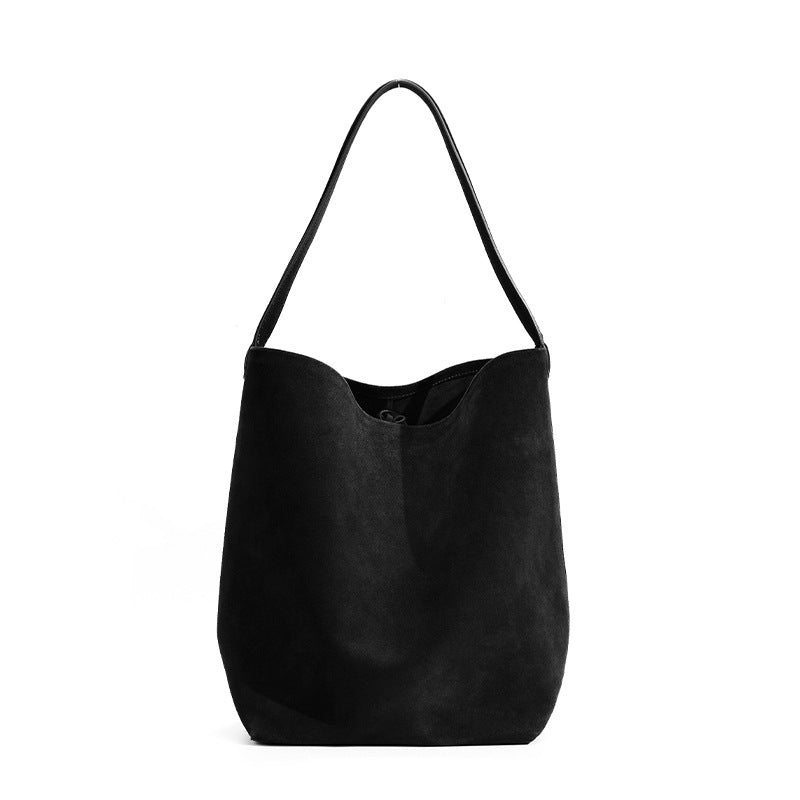 Elegant Suede Leather Work Bag