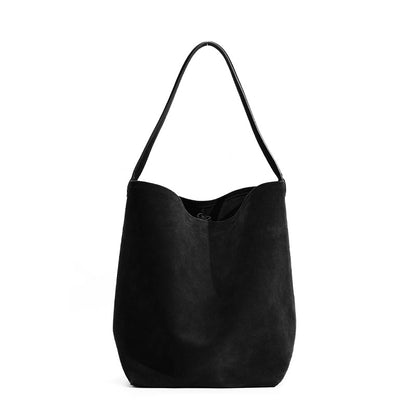 Elegant Suede Leather Work Bag