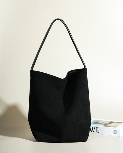 Lightweight Soft Suede Shoulder Bag for Women