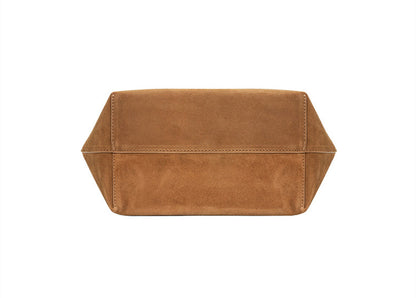 Durable and Lightweight Suede Leather Handbag