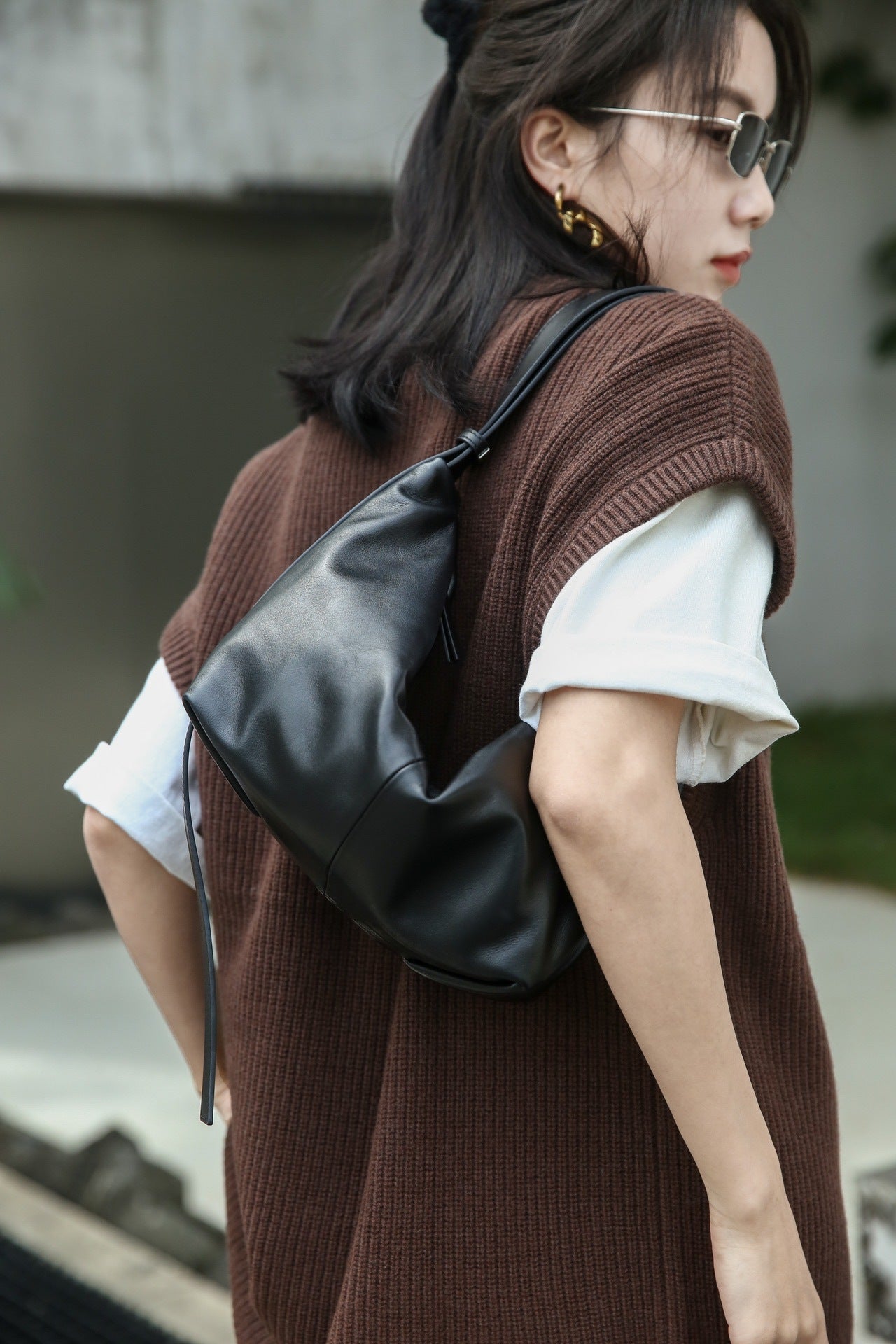 Genuine Leather Women's Shoulder Bag Crossbody Handbag Tote woyaza