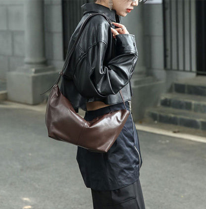 Luxury Genuine Leather Women's Designer Shoulder Bag Purse woyaza