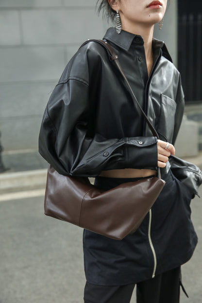 Stylish Soft Leather Women's Handbag Crossbody Shoulder Purse woyaza