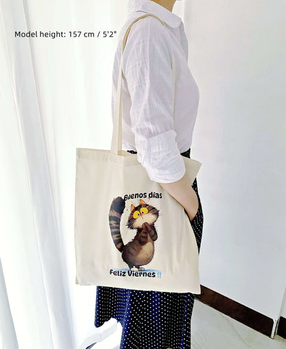 Minimalist large-capacity eco-friendly shoulder bag