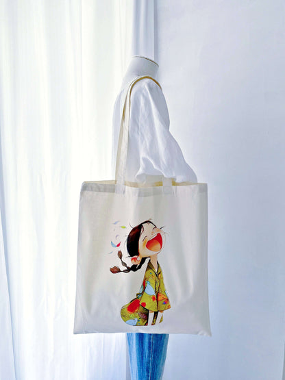 eco conscious cotton tote designed for slow living lifestyles