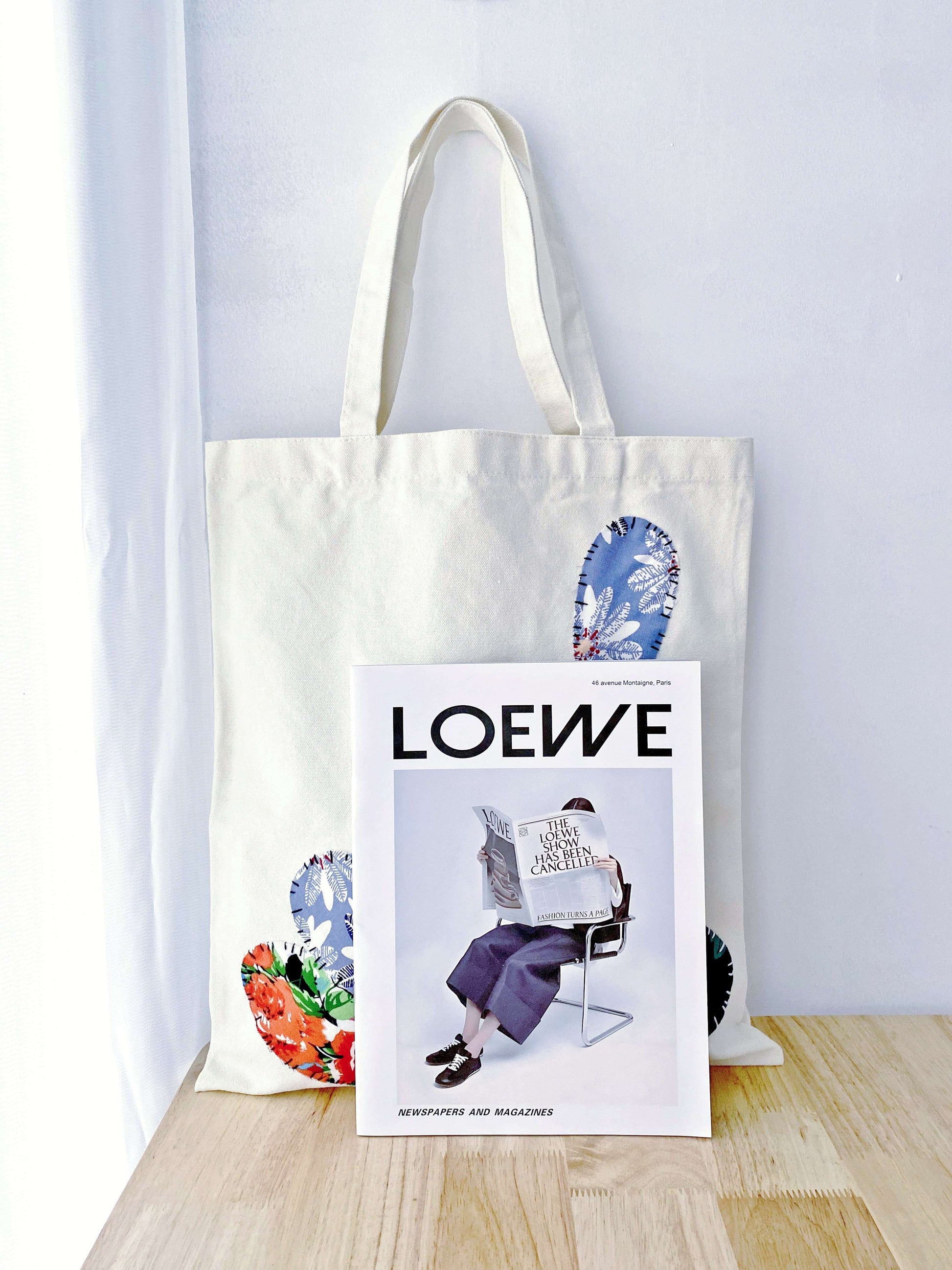 For everyday use, this spacious canvas tote combines durability with sustainability, offering a stylish yet practical solution for your daily essentials.