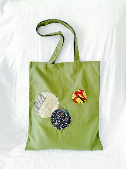 Natural fiber bag for Christmas gift ideas in slow fashion.