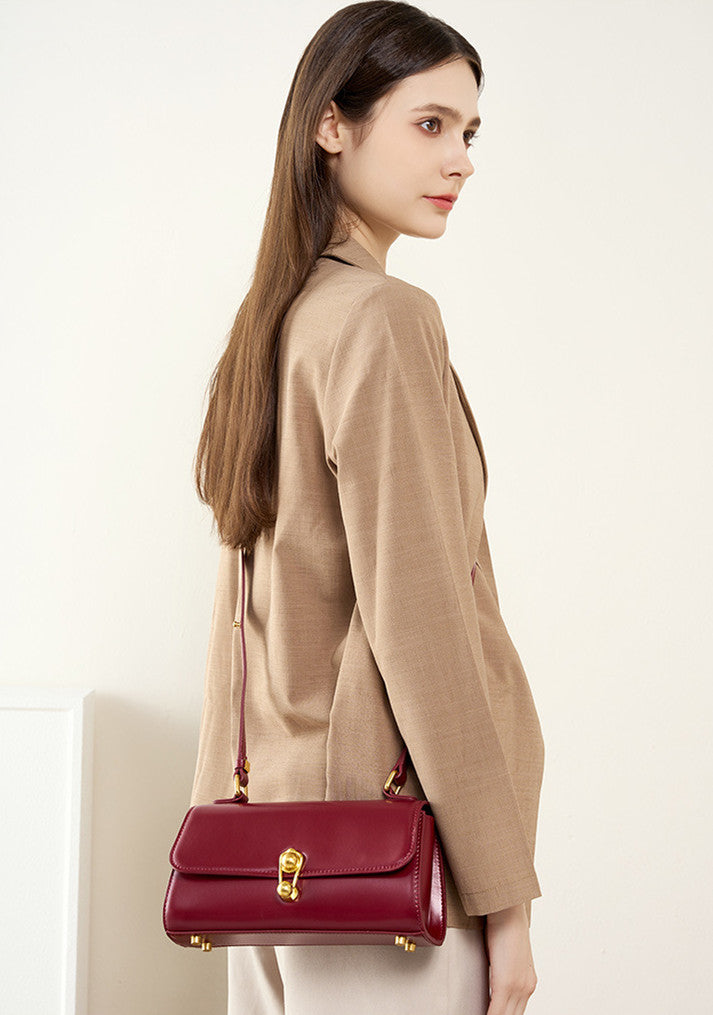Trendy Genuine Leather Shoulder Bag for Ladies
