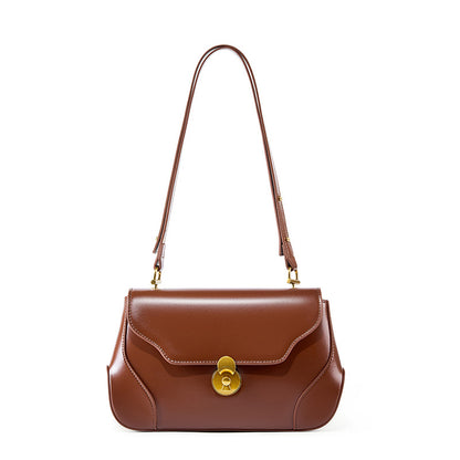Stylish Leather Handbag with Interchangeable Straps