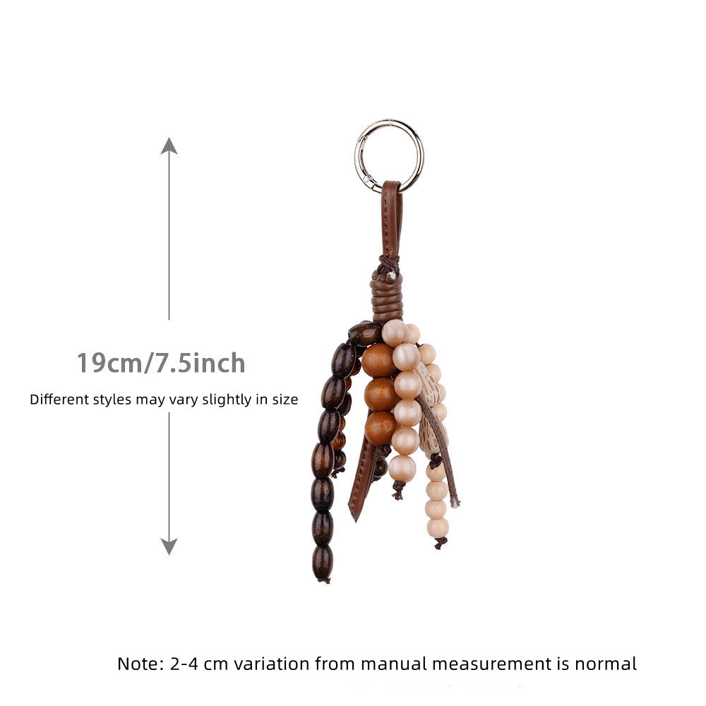 Small tassel keychain for a purse or tote