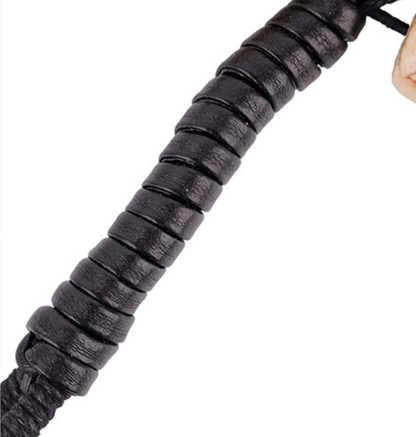 Beaded hanging accessory for a casual shoulder bag