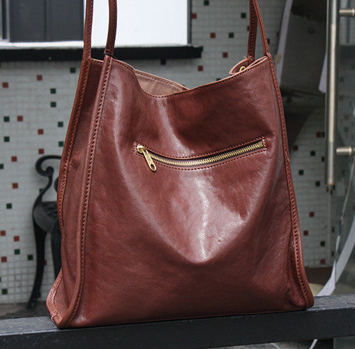 Timeless Leather Handbag Set