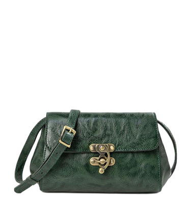 Trendy Single Shoulder Bag with Distinctive Clasp Closure