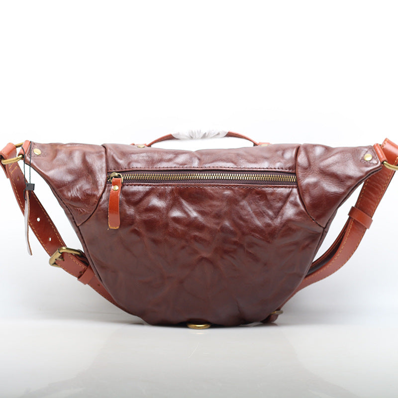 Exquisite Leather Crossbody Bag woyaza