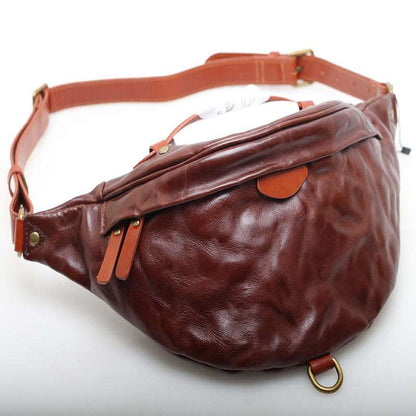 Classic Leather Hip Bag woyaza