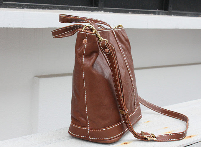 Leather Top-handle Bag