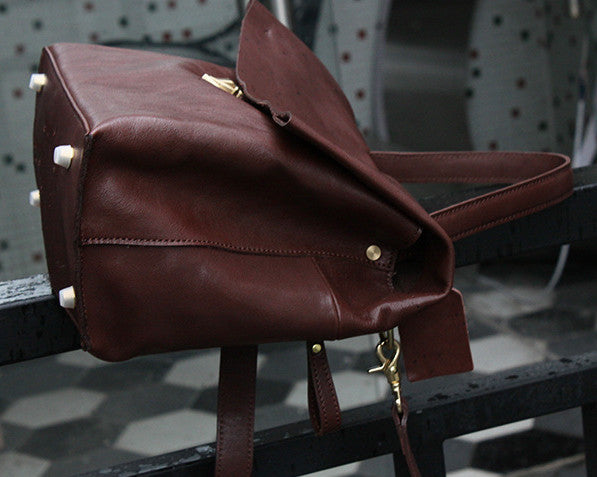 Limited Edition Retro Leather Office Tote