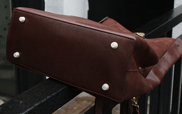 Exclusive Vintage Style Leather Work Purse