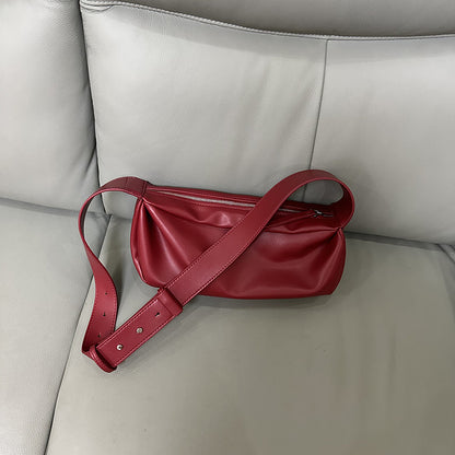 Casual wide strap crossbody bag for park picnics and outdoor activities