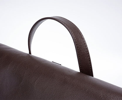 women’s casual leather backpack with sleek design