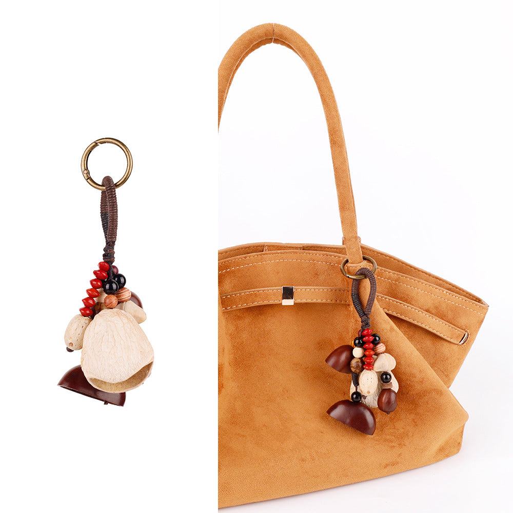 Handmade hanging charm for handbags and keyrings
